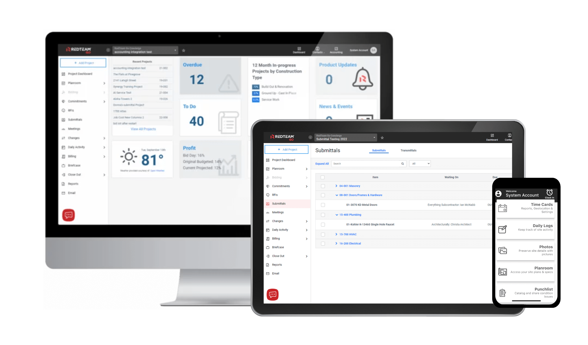 Redteam End To End Construction Collaboration Solution - Download Classic Gradient Background | 4K